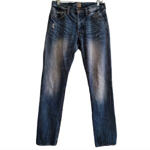 PRPS Barracuda 5y Straight-leg Selvedge Jeans  Dark Wash with Distressing 30x34